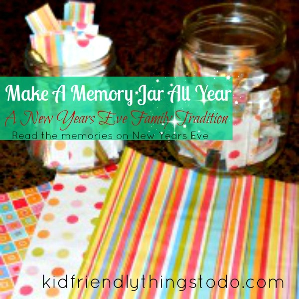 memory jar for New Year's Eve tradition