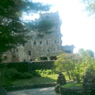 Outside Gillette Castle in CT