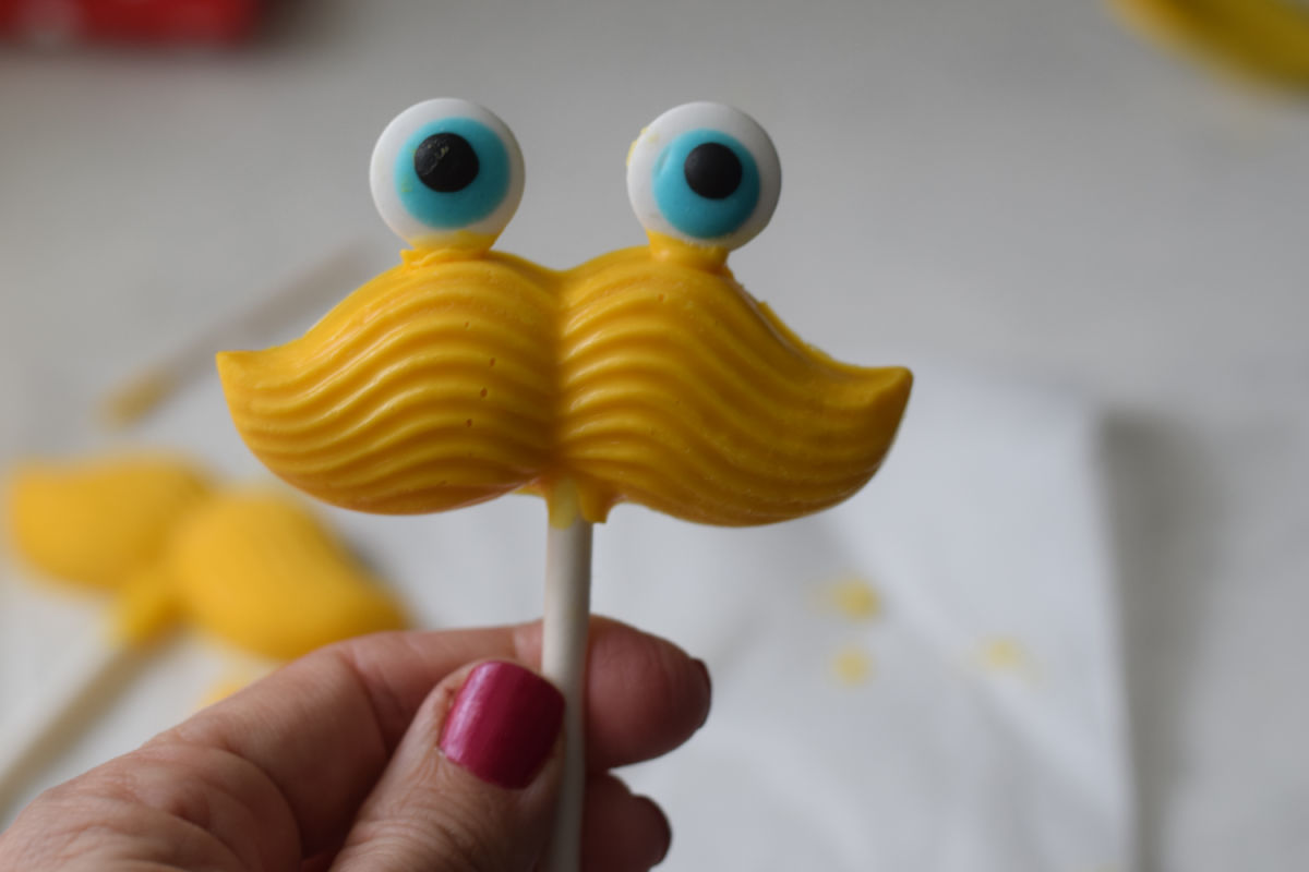 Lorax chocolate mustache