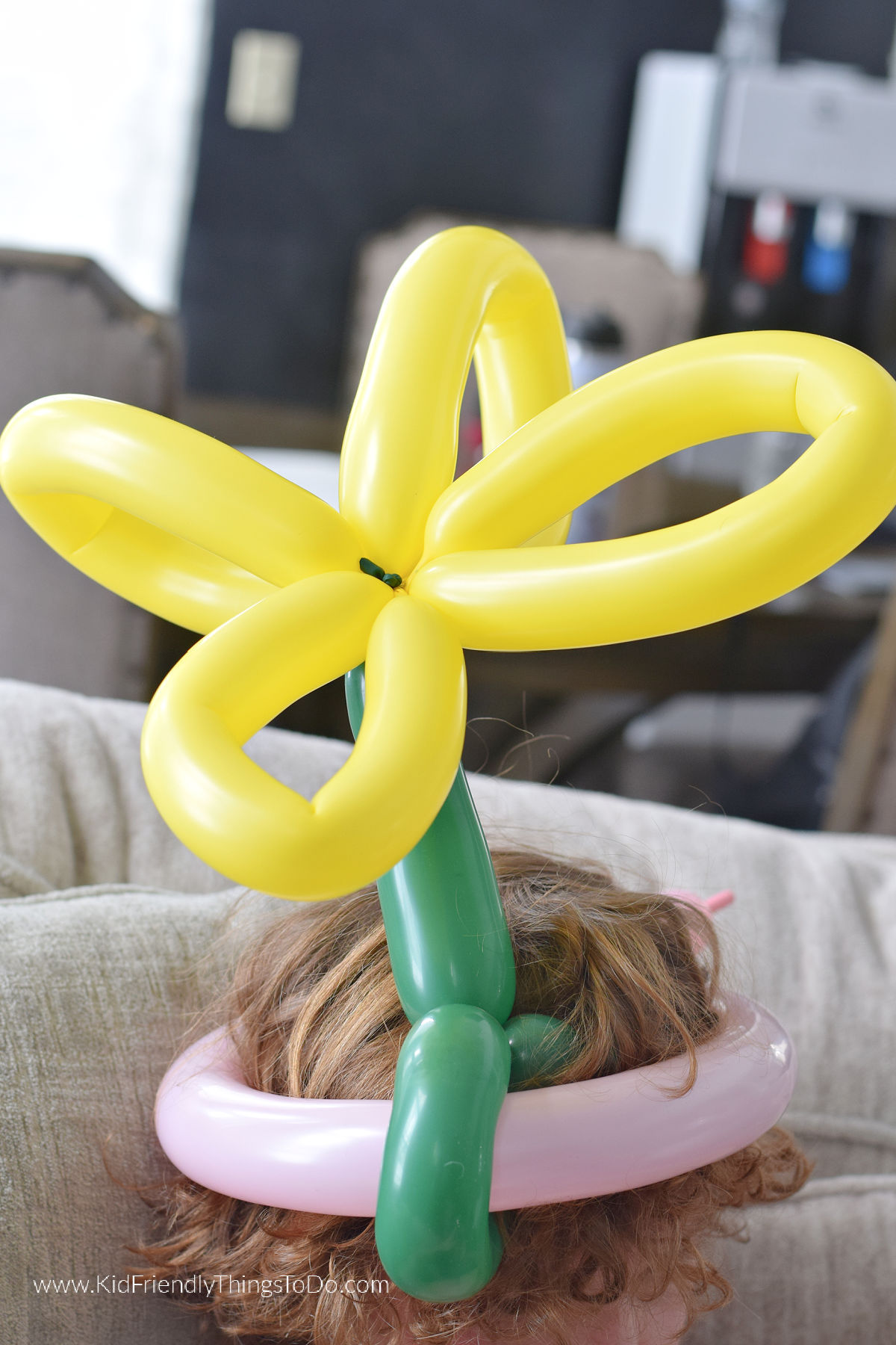 truffula tree balloon hat and craft