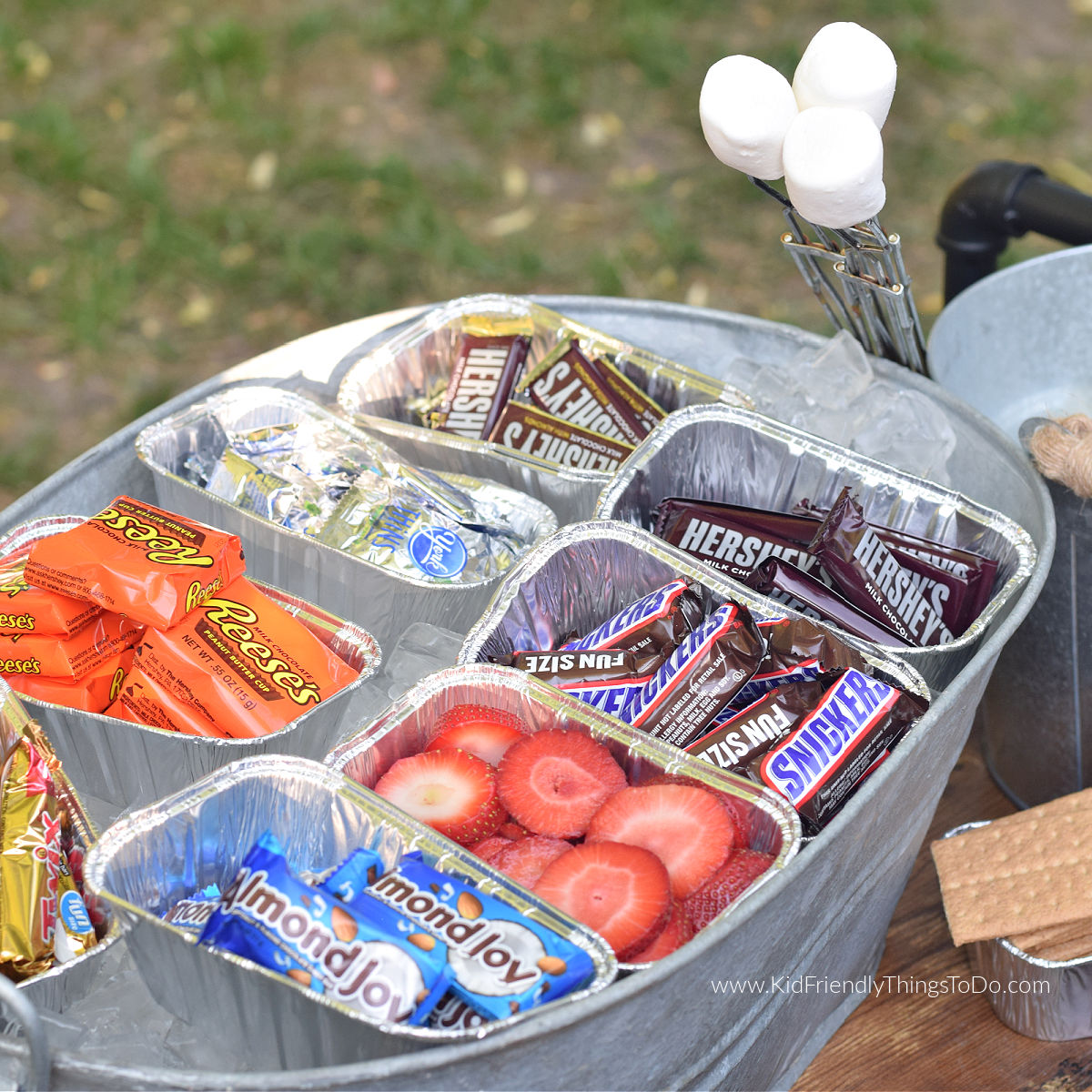 Smores party platter