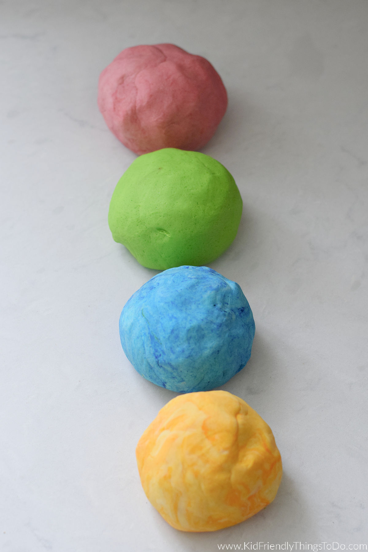 homemade scented playdough