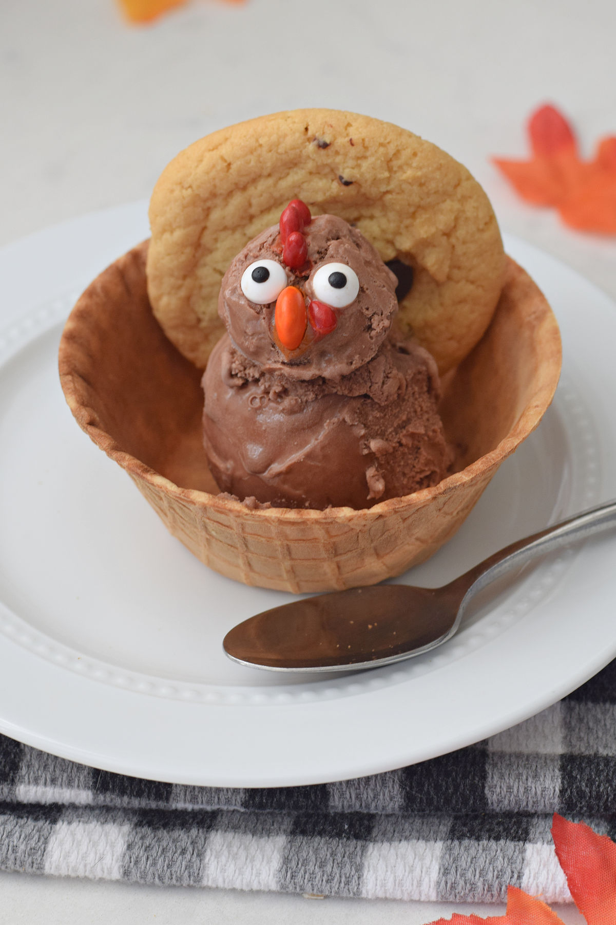 ice cream turkey dessert 