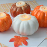 DIY foam gourd candles