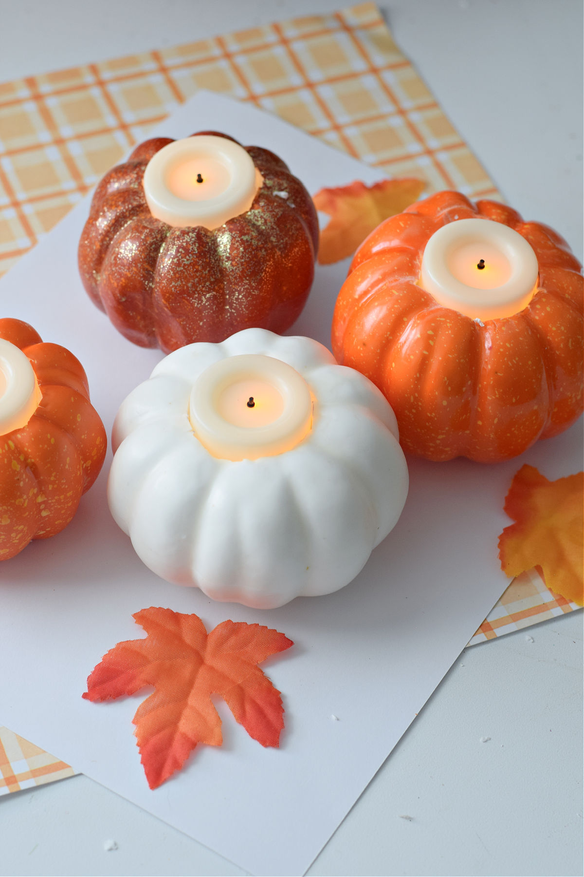 diy gourd candles 