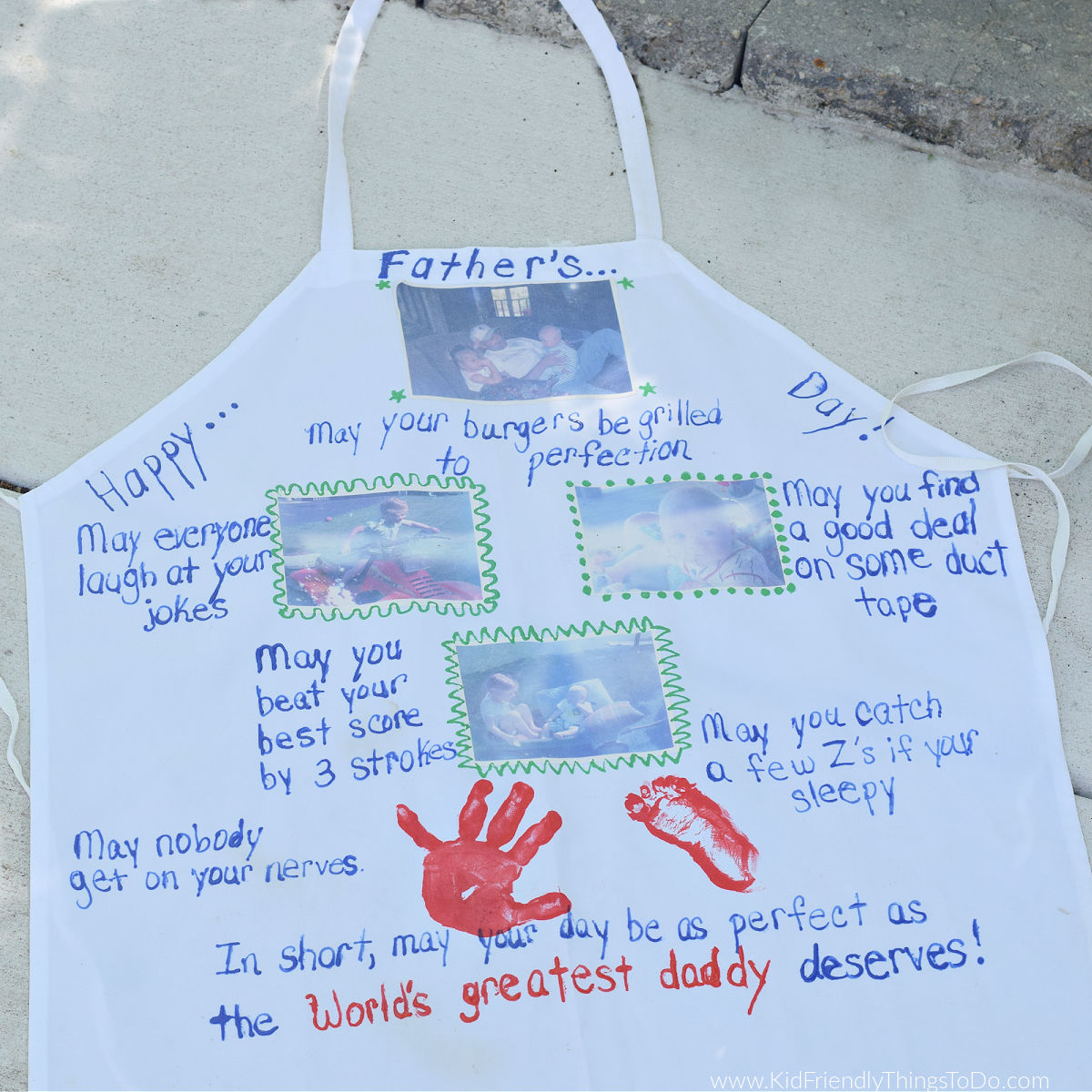 DIY Father's Day Apron