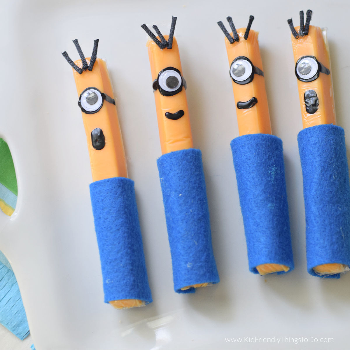 Minion cheese sticks 