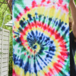 tie dye beach towel