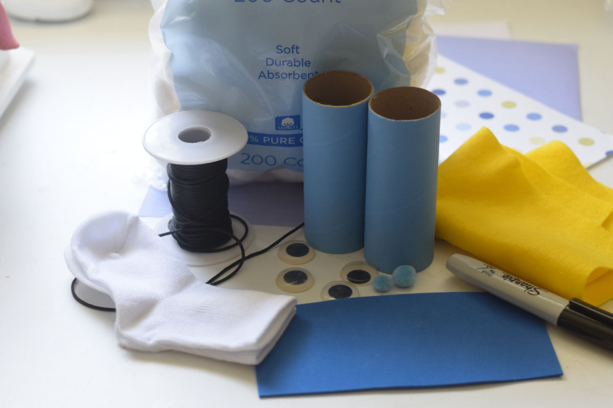 Smurf craft supplies 