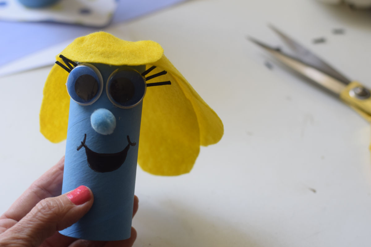 Smurfette craft 