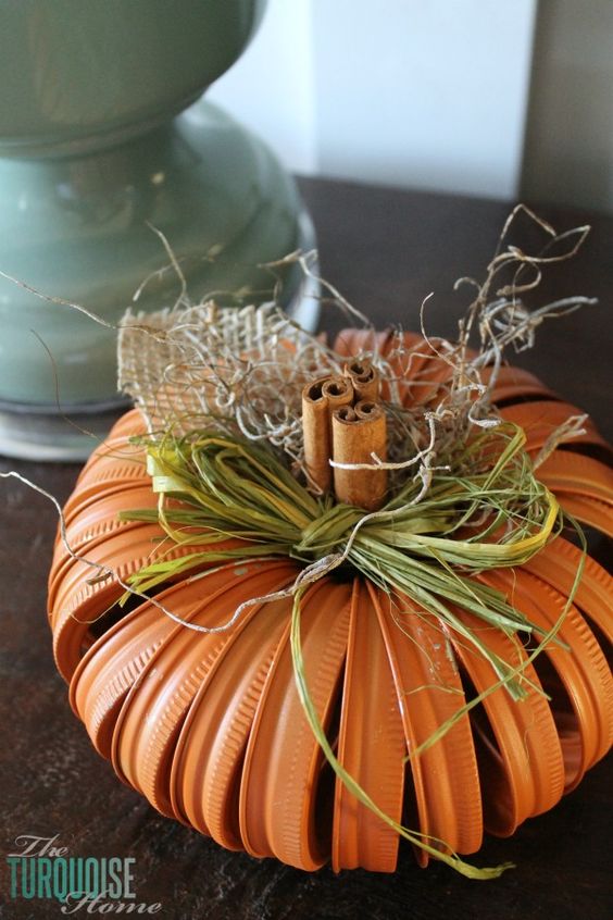 mason jar pumpkin