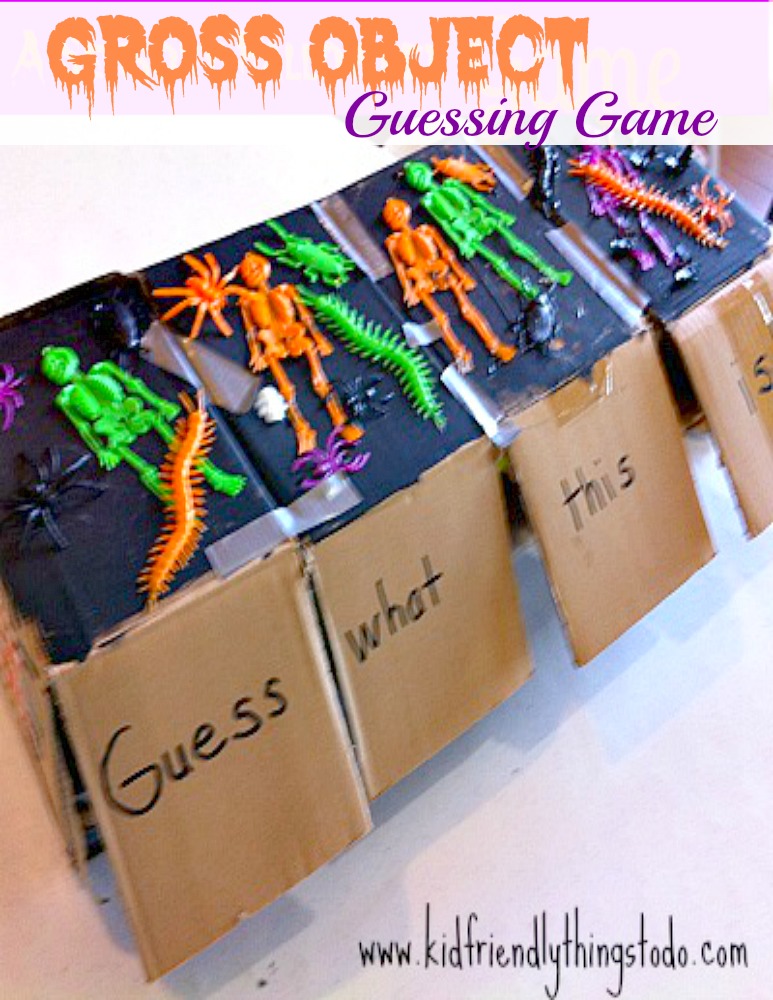 Gross Object Halloween Sensory Game