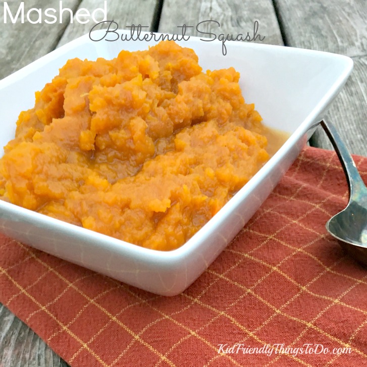 Mashed butternut squash recipe