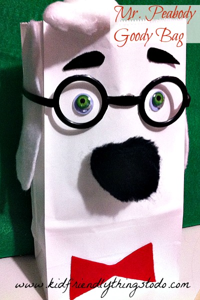 Mr. Peabody craft idea and gift bag