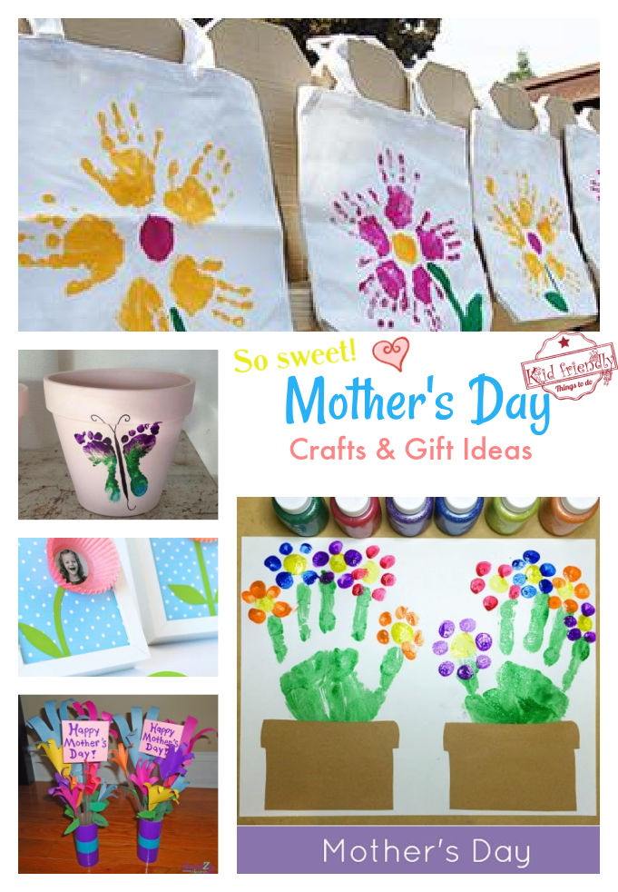 Mother's Day Craft and Gift Ideas for kids to make