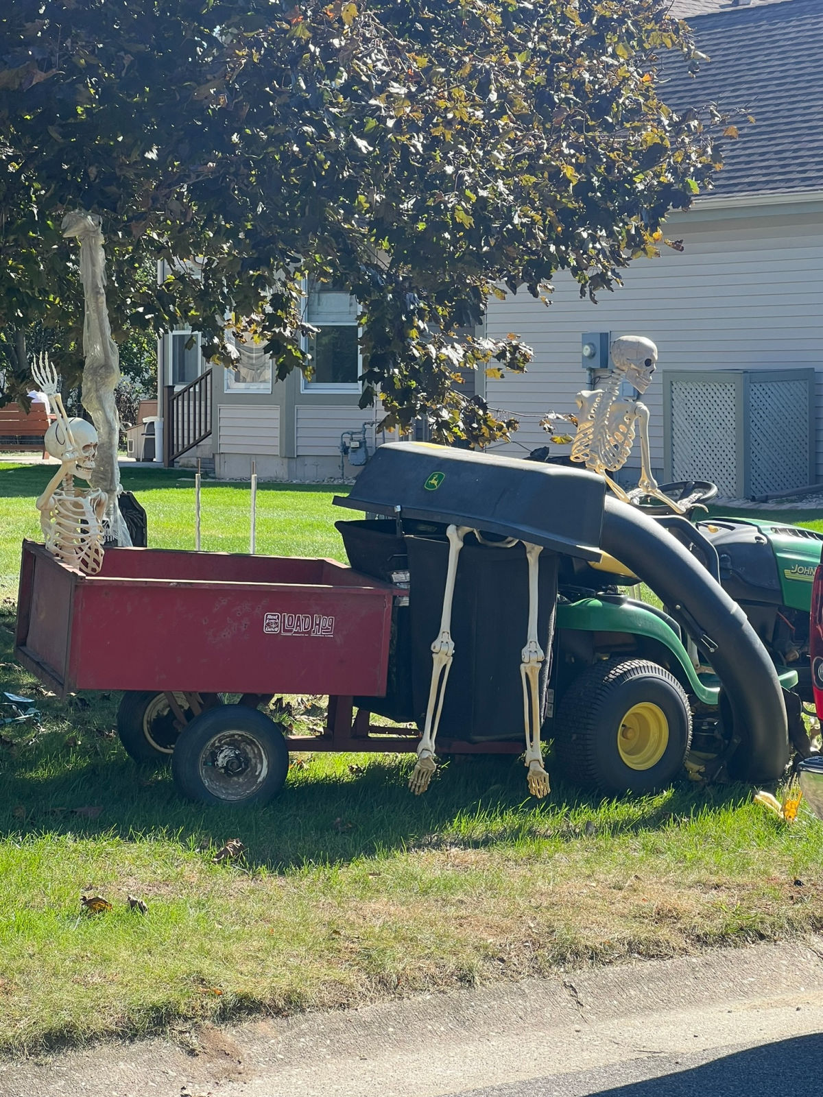 skeleton tractor ride 