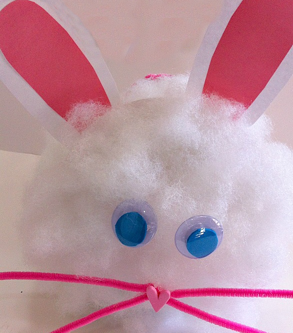 homemade Easter bunny basket