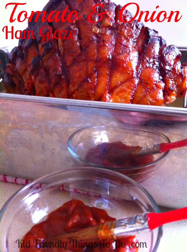 Tomato and Onion Glaze Ham Recipe