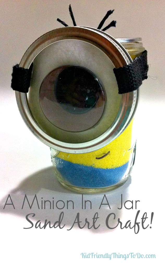 Minion sand art 