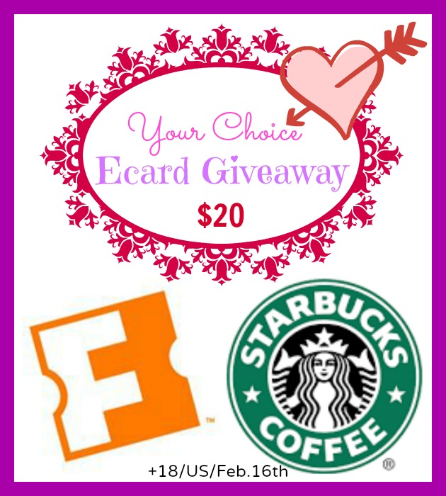 Your Choice - $20 Fandango or Starbucks Giveaway