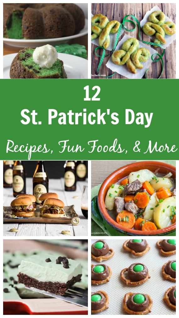 St. Patrick's Day Recipes, Fun Food and More Round Up - KidFriendlyThingsToDo.com