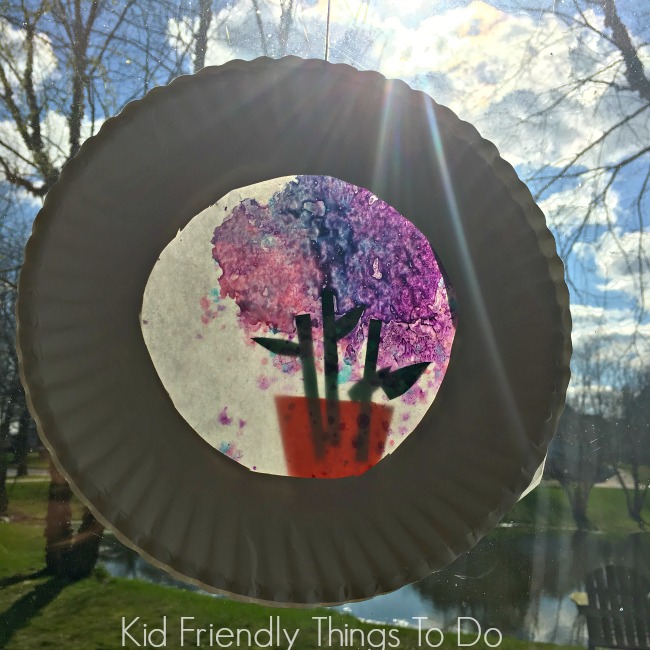 How To Make A Melted Crayon Flower Pot Sun Catcher – Craft