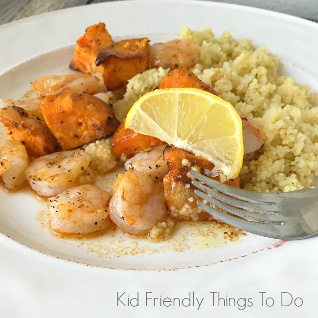 Shrimp & Sweet Potato Skewers