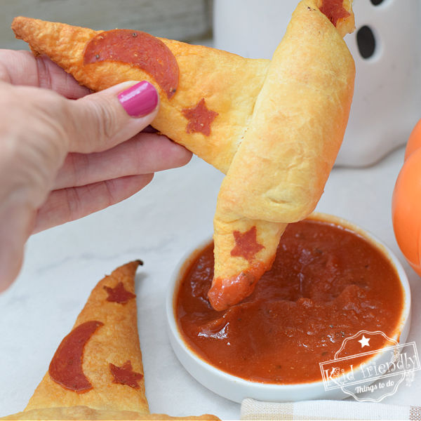 witch hat crescent rolls