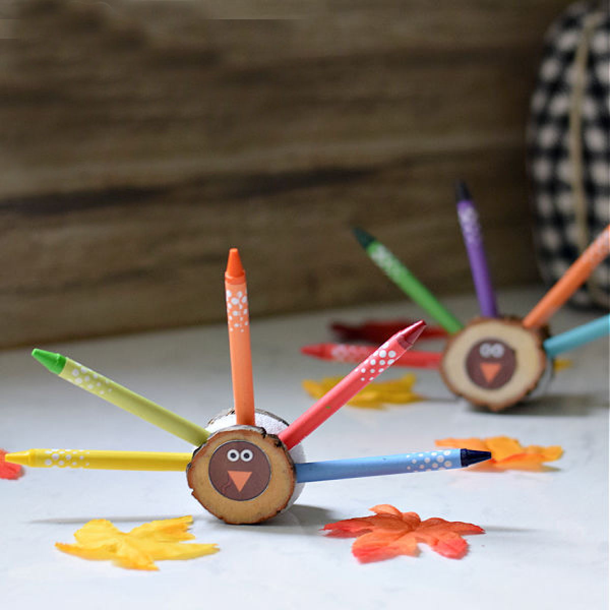 Turkey Crayon Holder craft