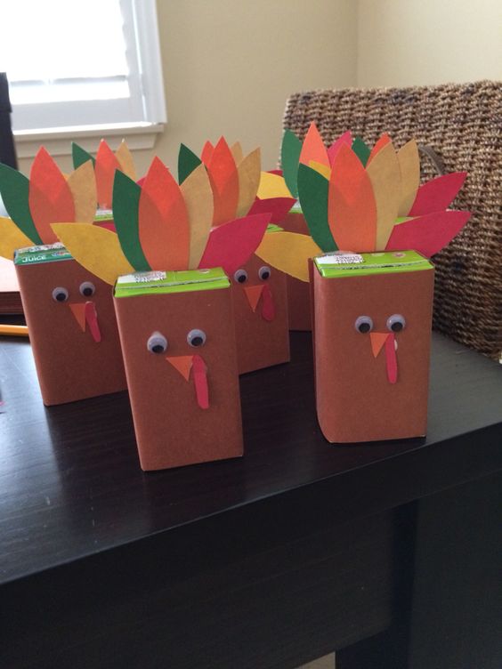 turkey craft juice box 