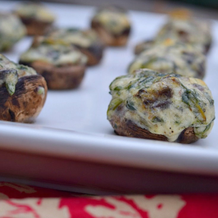 spinach mushroom appetizer