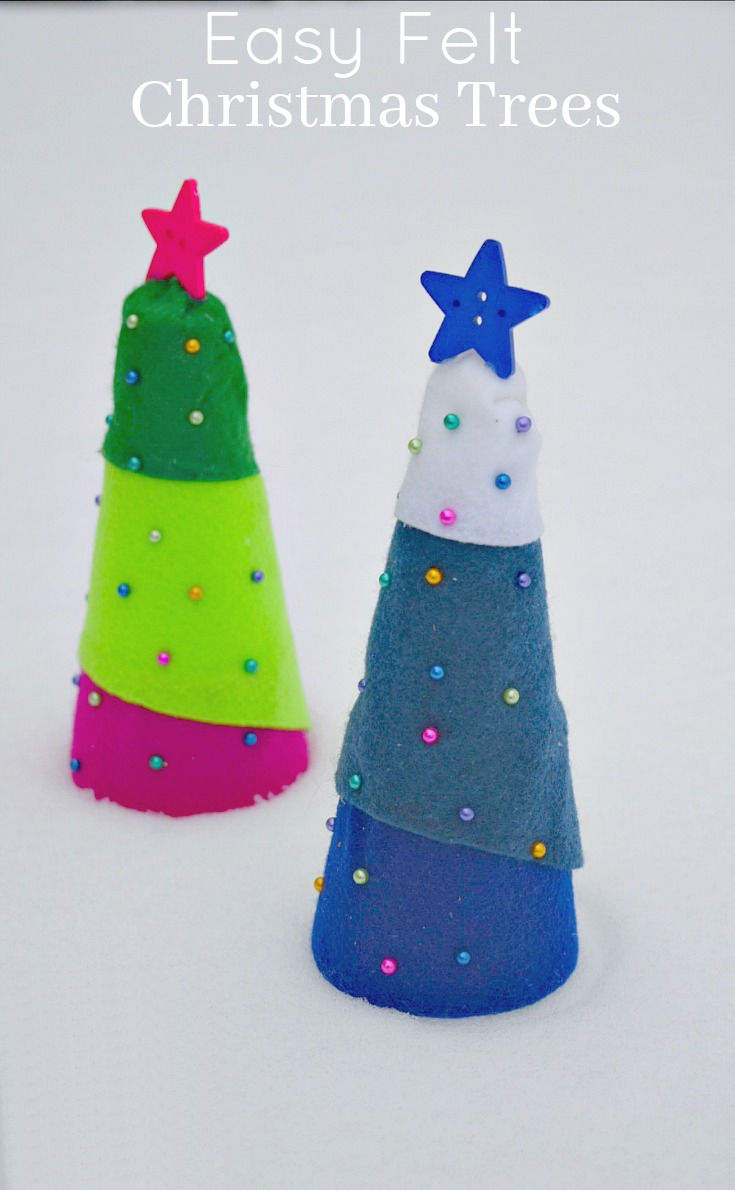 Easy Felt Christmas Tree Craft