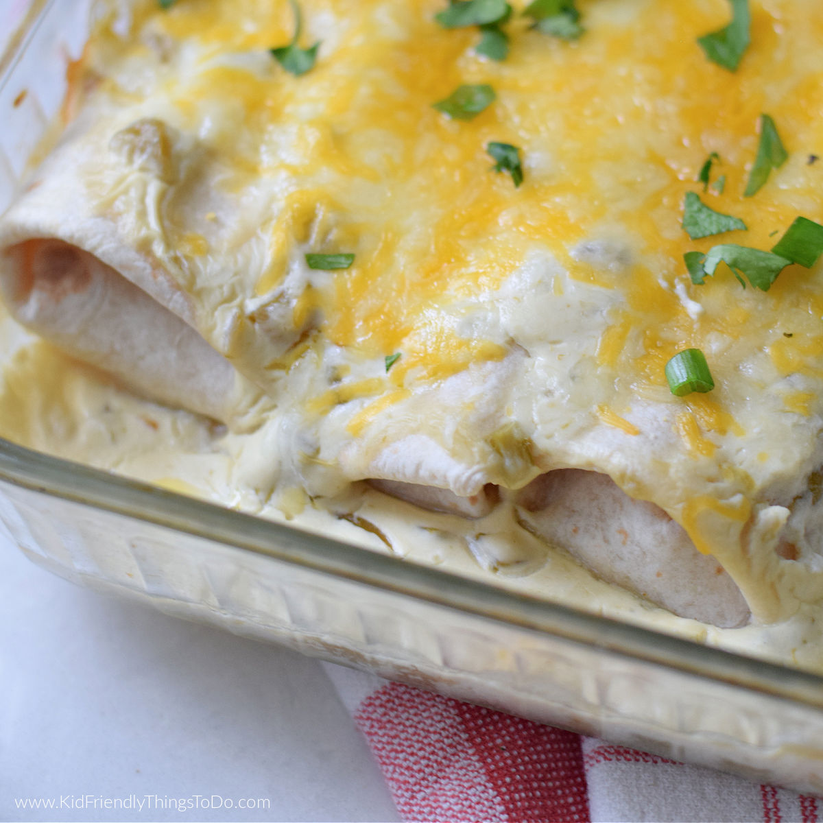 chicken enchilada casserole with sour cream