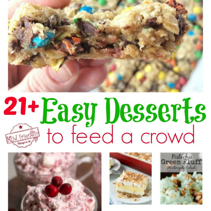 Easy desserts to feed a crowd