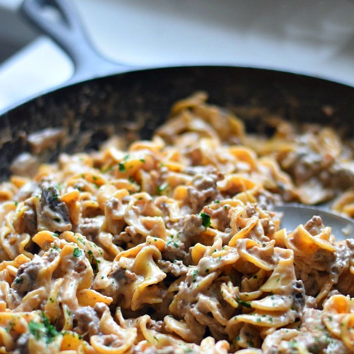 one pot beef stroganoff recipe