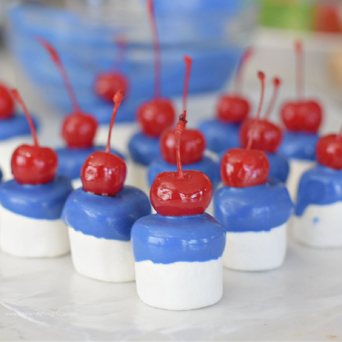 firecracker marshmallows patriotic treat