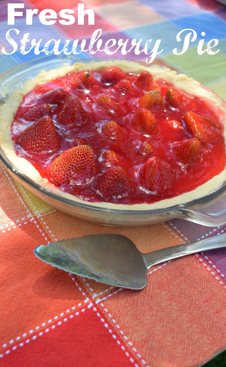 Delicious No Bake Fresh Strawberry Pie 