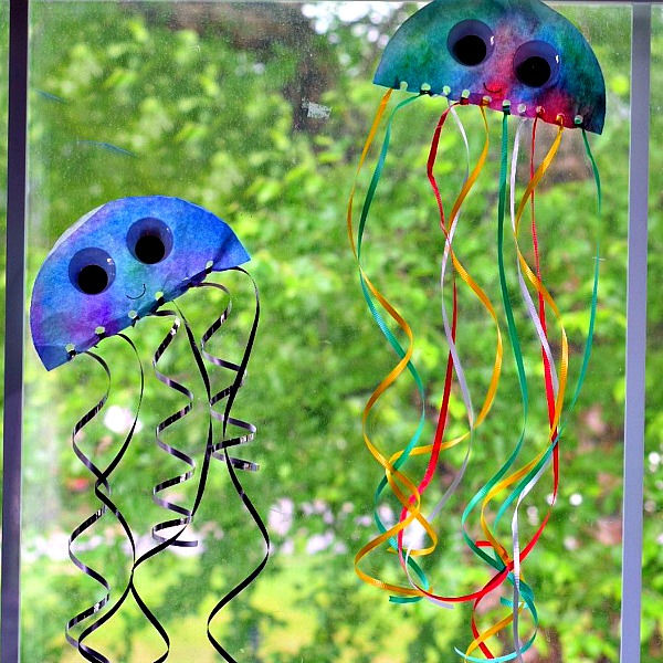 Coffee Filter Jellyfish Sun-catchers