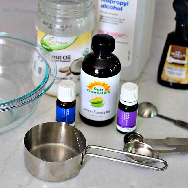 DIY Natural Bug Spray made with essential oils