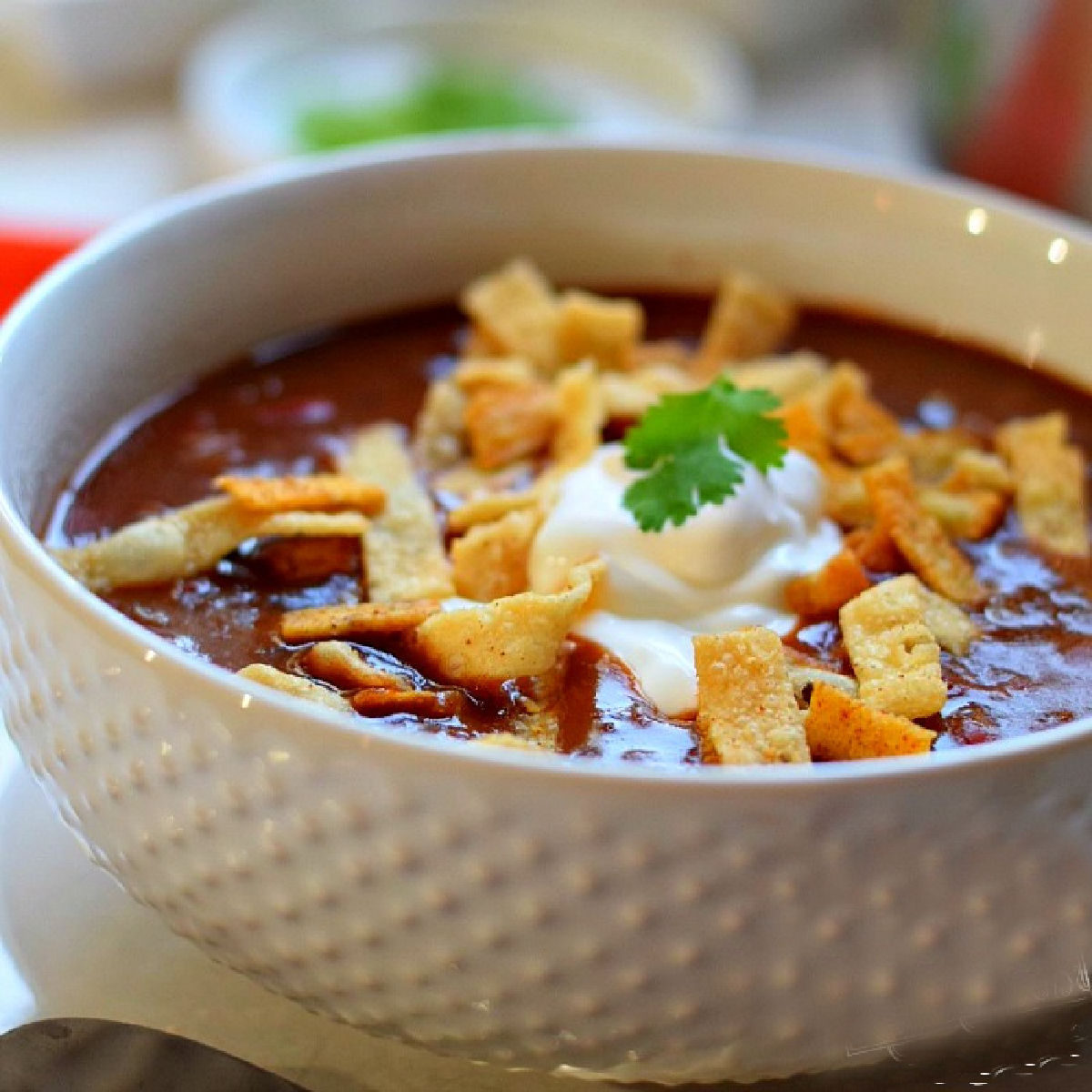 black bean soup