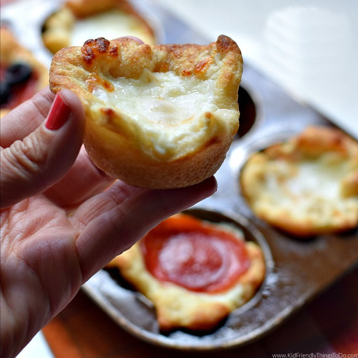 deep dish muffin tin pizzas