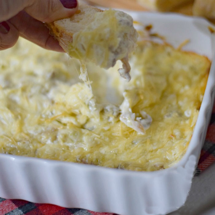 warm artichoke dip