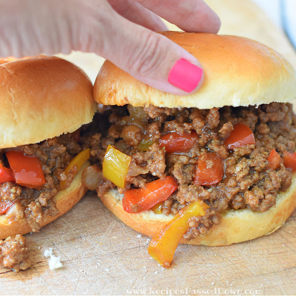 slow cooker sloppy joes