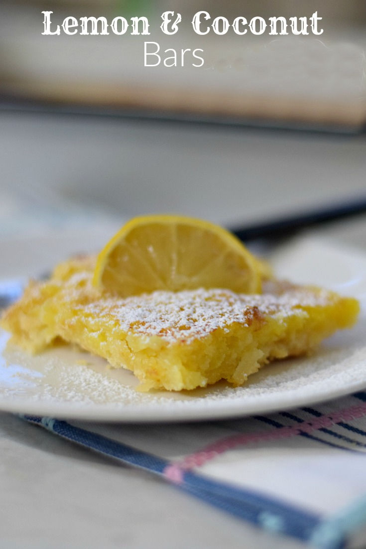 coconut lemon bars