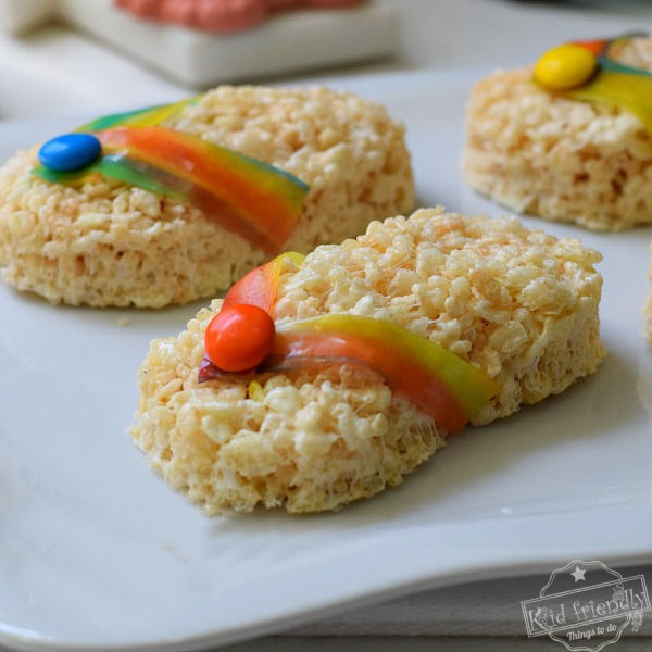 flip-flop rice krispies treats summer treat