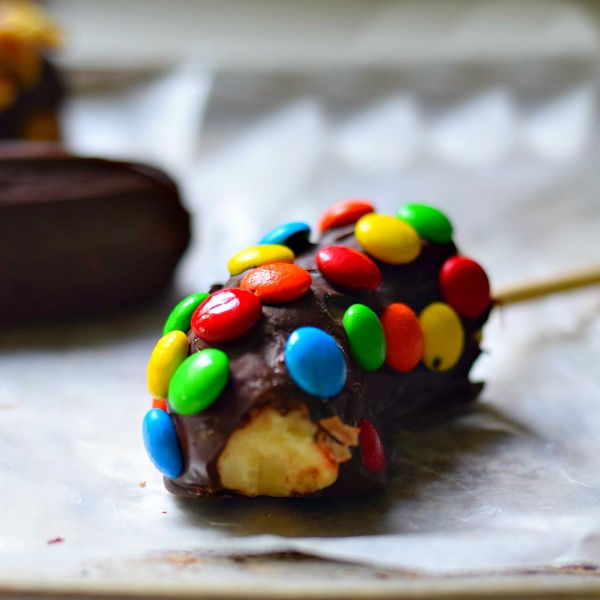 Frozen Banana Popsicle Treats