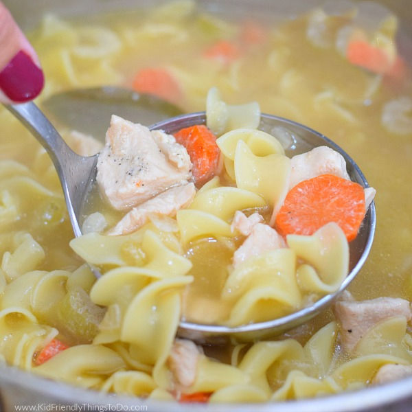 homemade chicken noodle soup recipe