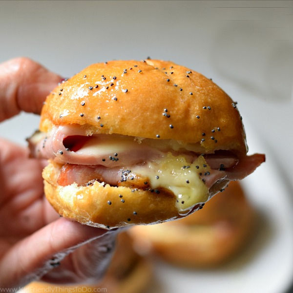 ham and cheese sliders