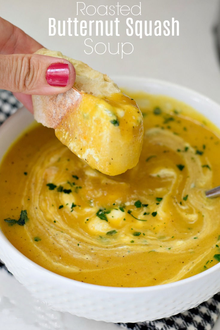 homemade butternut squash soup