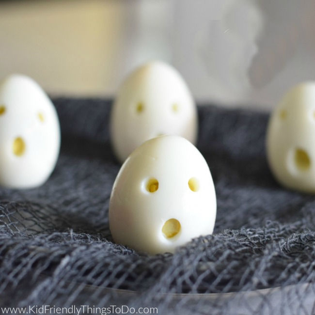 hard boiled ghost eggs